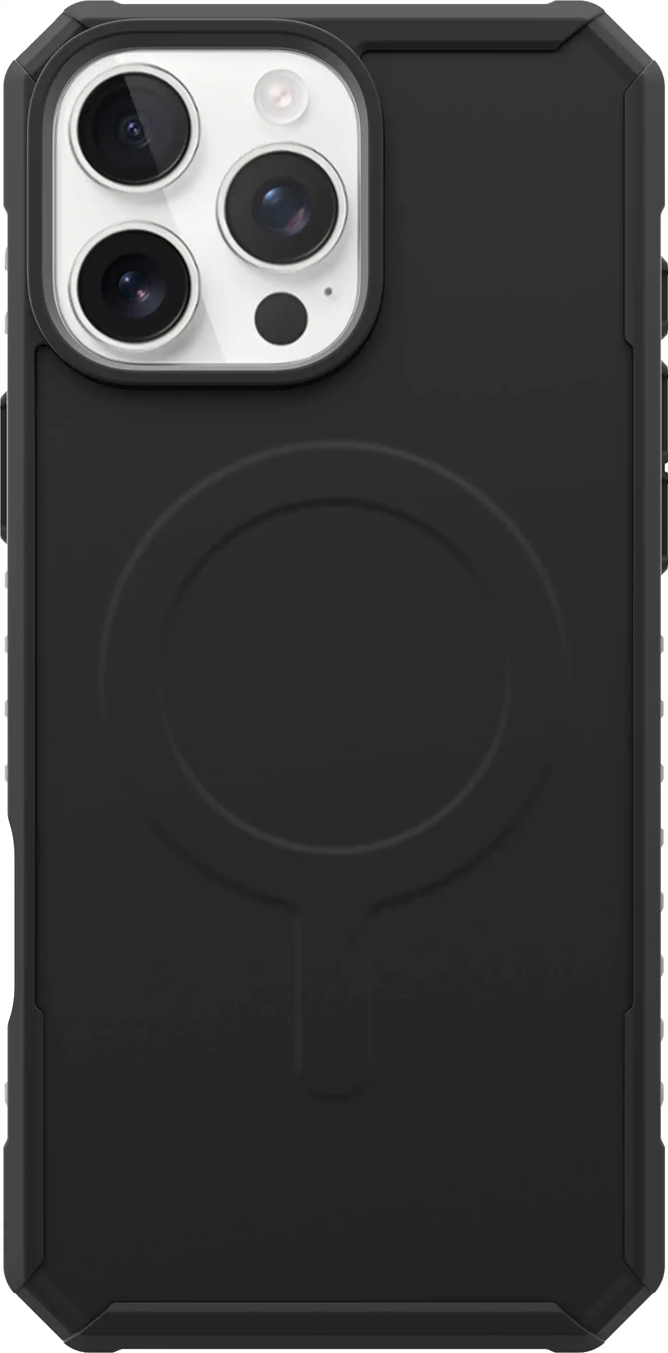 Insignia™ - Protective Case with Built-In MagSafe Ring for iPhone 16 Pro Max - Black
