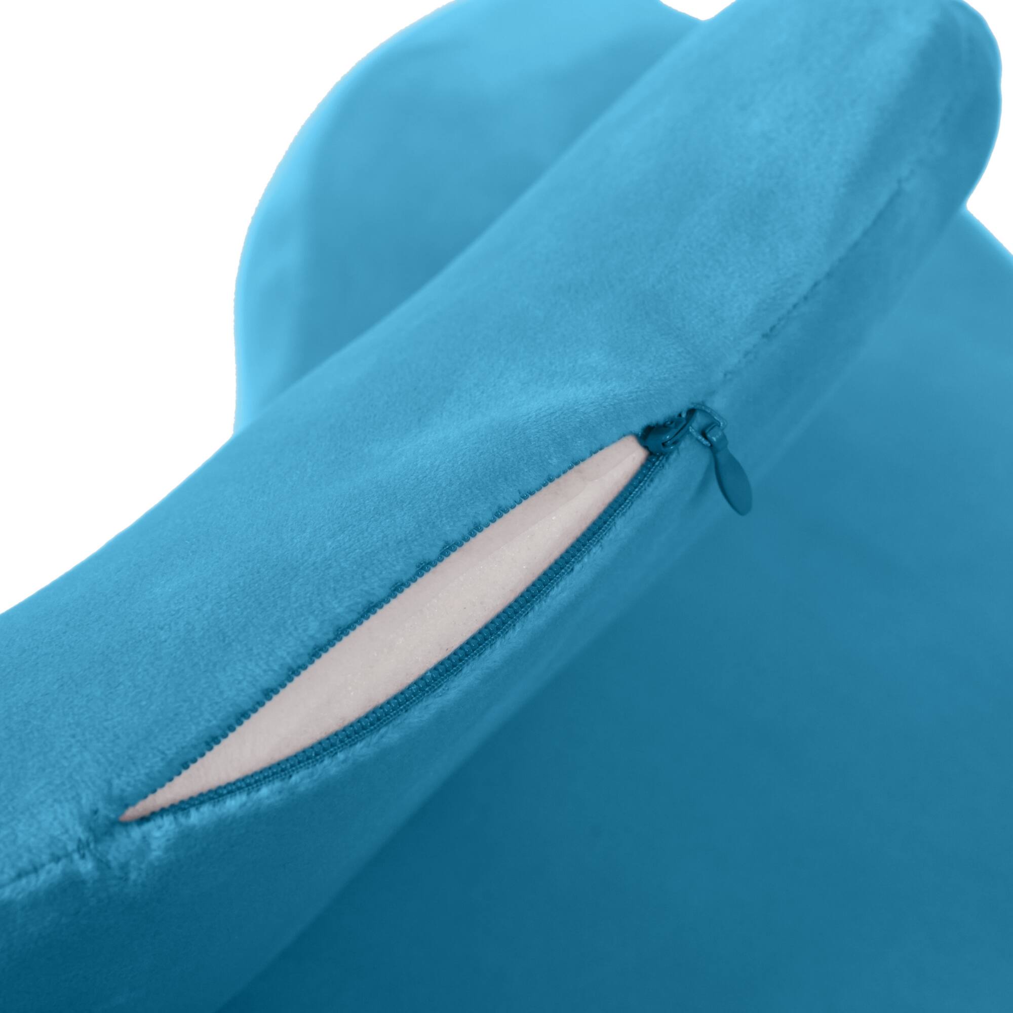 Alt View 7. GOODSILO - Ergonomic Posture Support Pillow for Legs, Lumbar, and Back - Multi-Functional Comfort Cushion - Blue.