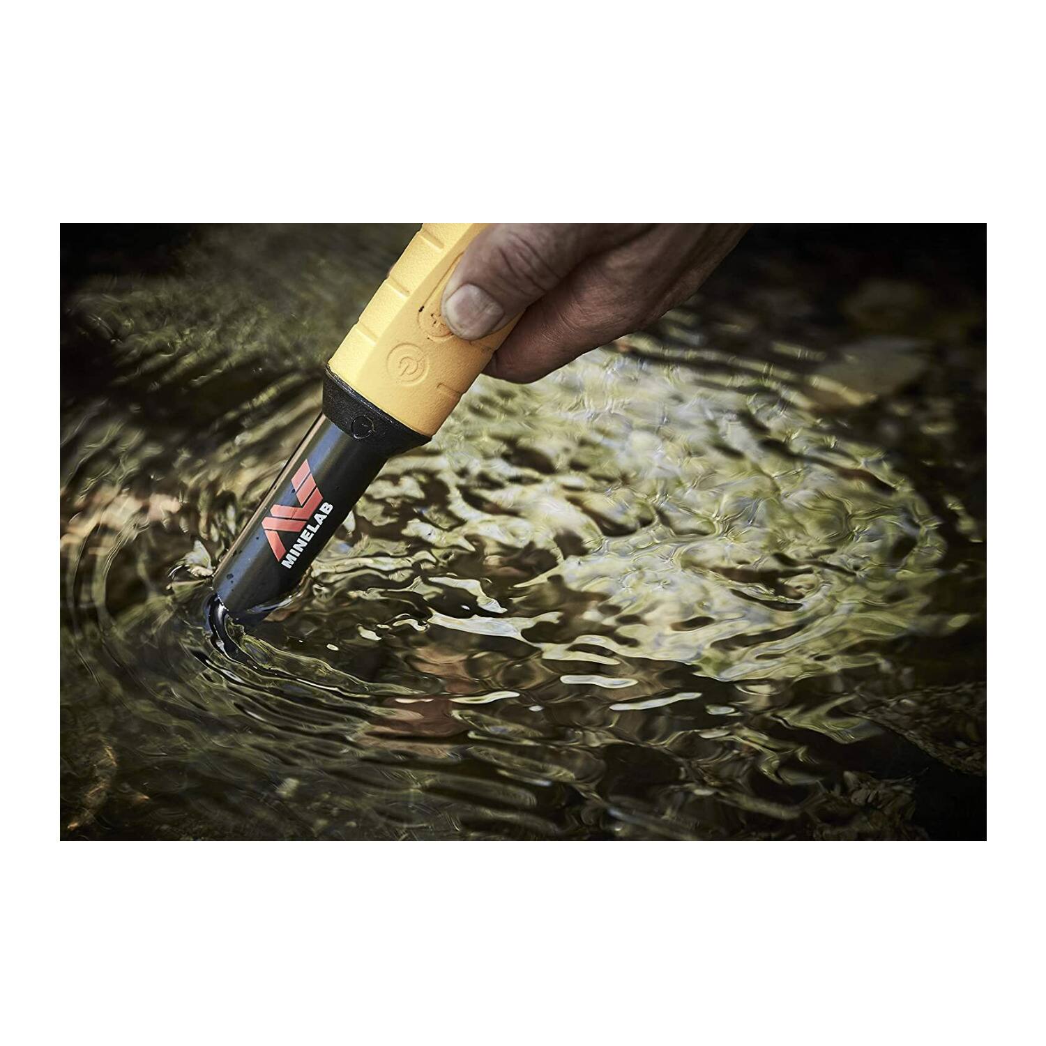 Back. Minelab - Minelab Pro-Find 35 Pinpointer Metal Detector (Yellow/Black).