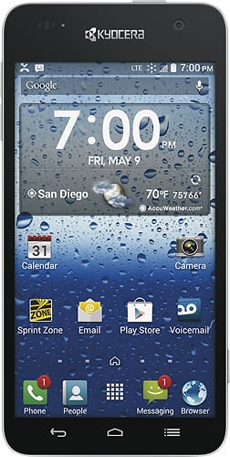 Front. Kyocera - Hydro Vibe Cell Phone.