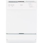 Front Zoom. Hotpoint - 24" Front Control Built-In Dishwasher - White.