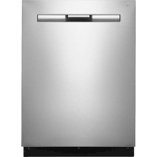 Maytag - 24" Top Control Tall Tub Built-In Dishwasher with Stainless Steel Tub - Fingerprint Resistant Stainless Steel