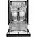 Alt View 11. Whirlpool - 18" Front Control Built-In Dishwasher with Stainless Steel Tub - Black.