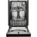 Alt View Zoom 12. Whirlpool - 18" Front Control Built-In Dishwasher with Stainless Steel Tub - Black.