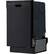 Left. Whirlpool - 18" Front Control Built-In Dishwasher with Stainless Steel Tub - Black.