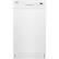 Front. Whirlpool - 18" Front Control Built-In Dishwasher with Stainless Steel Tub - White.