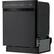 Left. Whirlpool - 24" Front Control Tall Tub Built-In Dishwasher with Stainless Steel Tub - Black.