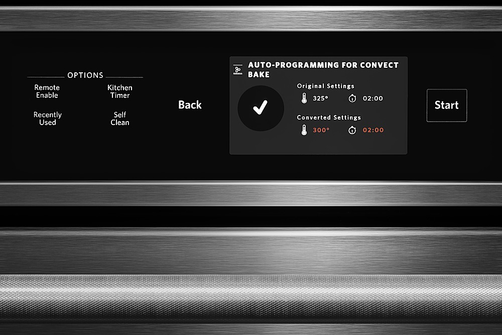 Alt View 15. KitchenAid - Smart Oven+ 30" Built-In Double Electric Convection Wall Oven - Stainless Steel.