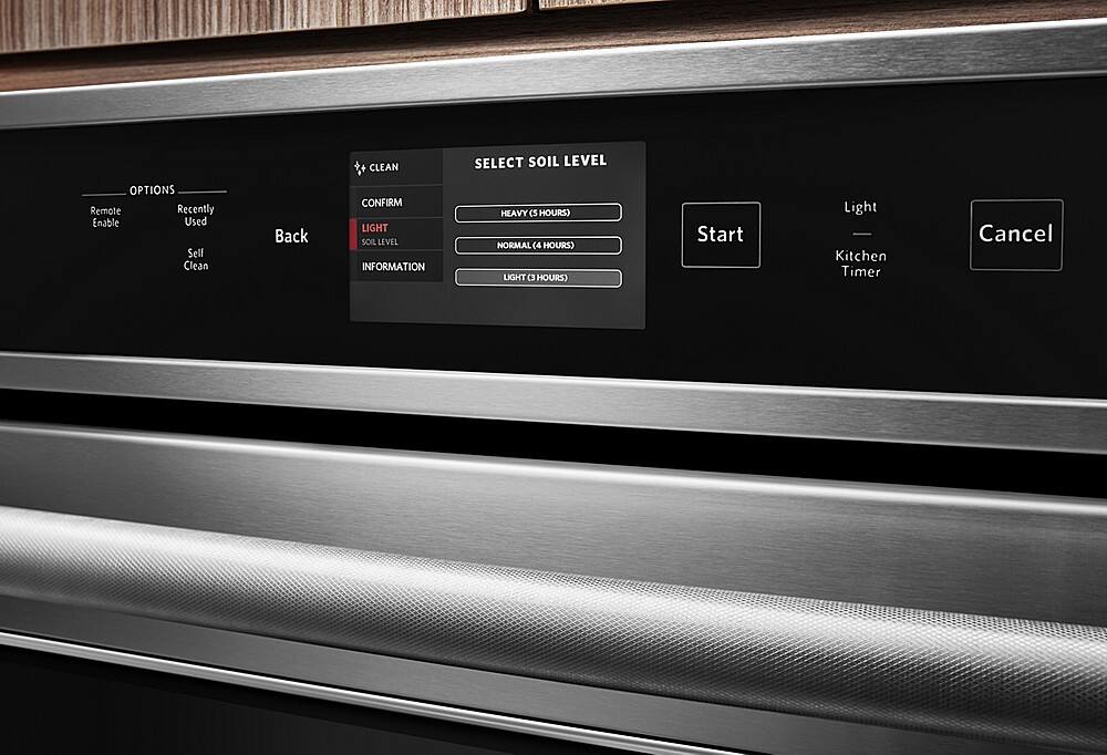 Alt View 1. KitchenAid - Smart Oven+ 30" Built-In Double Electric Convection Wall Oven - Stainless Steel.