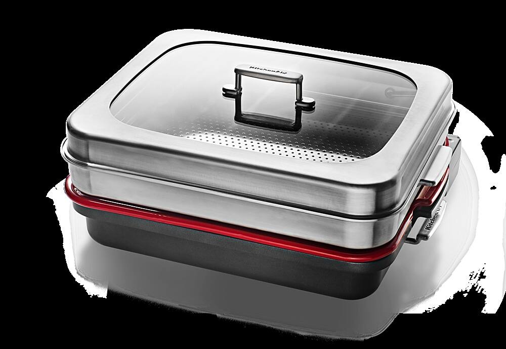 Alt View 21. KitchenAid - Smart Oven+ 30" Built-In Double Electric Convection Wall Oven - Stainless Steel.