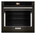 KitchenAid - Smart Oven+ 30" Built-In Single Electric Convection Wall Oven - Black Stainless Steel