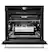 Alt View 16. KitchenAid - Smart Oven+ 30" Built-In Single Electric Convection Wall Oven - Black stainless steel.