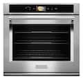 KitchenAid - Smart Oven+ 30" Built-In Single Electric Convection Wall Oven - Stainless Steel