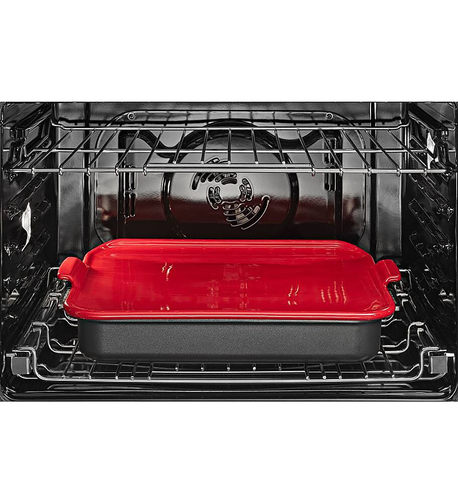 Alt View 14. KitchenAid - Smart Oven+ 30" Built-In Single Electric Convection Wall Oven - Stainless Steel.