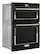 Angle. KitchenAid - Smart Oven+ 30" Single Electric Convection Wall Oven with Built-In Microwave - Black stainless steel.