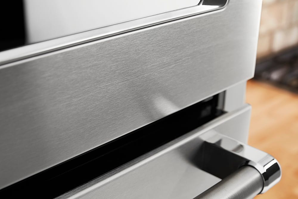 Alt View 16. KitchenAid - Smart Oven+ 30" Single Electric Convection Wall Oven with Built-In Microwave - Stainless Steel.