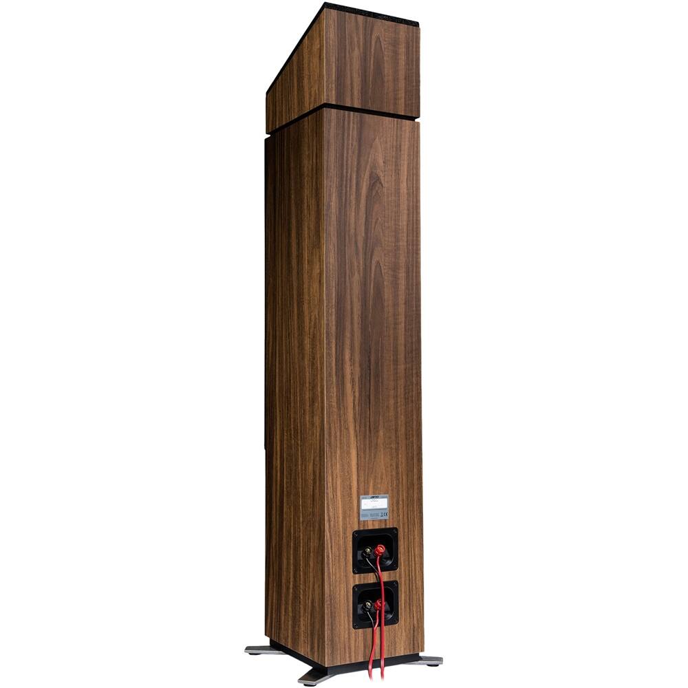 Back. Jamo - Studio 8 4" Passive 2-Way Height Channel Speakers (Pair) - Walnut.