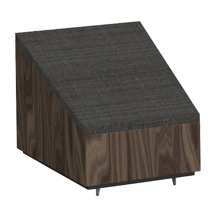 Front. Jamo - Studio 8 4" Passive 2-Way Height Channel Speakers (Pair) - Walnut.