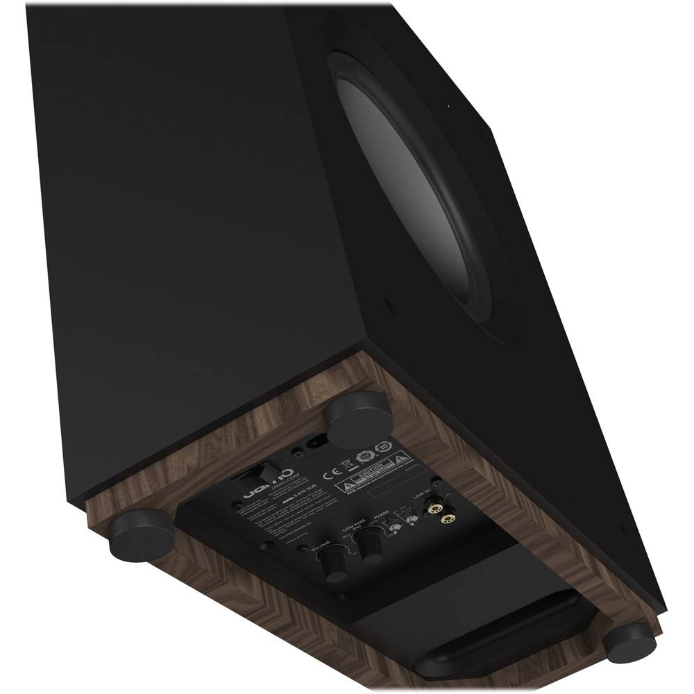Alt View 13. Jamo - Studio 8 10" 75W Powered Subwoofer - Black.
