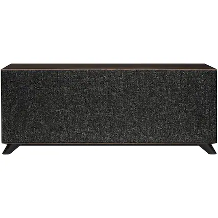 Front. Jamo - Studio 8 Dual 4" 240-Watt Passive 2-Way Center-Channel Speaker - Walnut.
