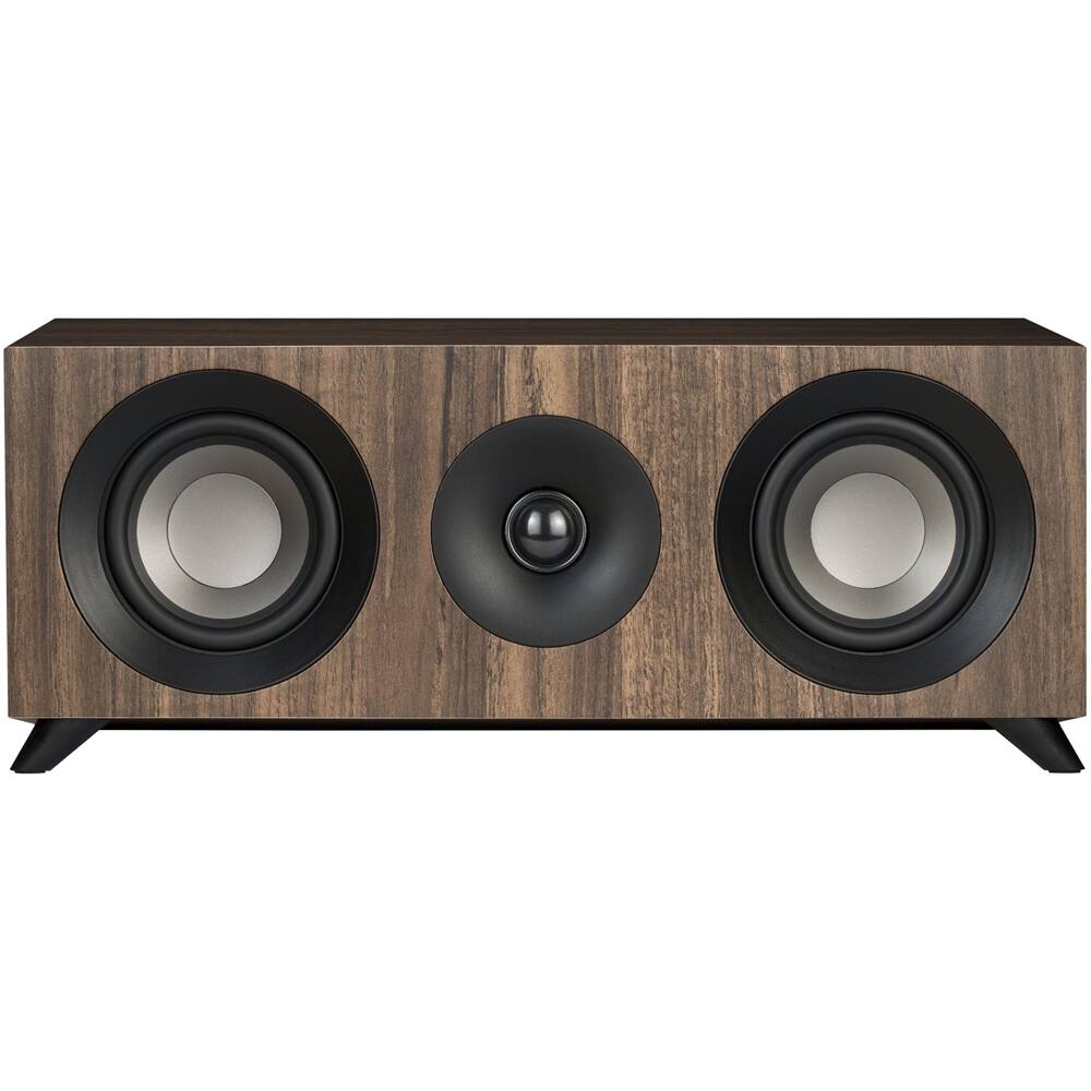 Alt View 11. Jamo - Studio 8 Dual 4" 240-Watt Passive 2-Way Center-Channel Speaker - Walnut.