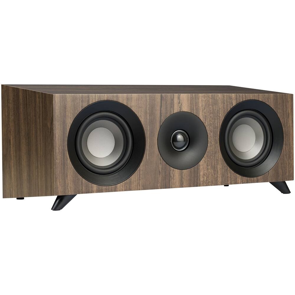 Alt View 12. Jamo - Studio 8 Dual 4" 240-Watt Passive 2-Way Center-Channel Speaker - Walnut.