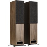 Front Zoom. Jamo - Studio 8 5" 160-Watt Passive 2-Way Floor Speakers (Pair) - Walnut.