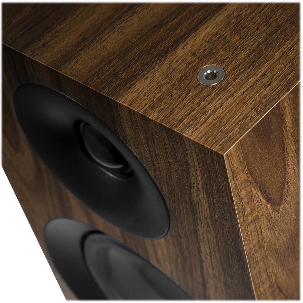 Alt View 11. Jamo - Studio 8 5" 160-Watt Passive 2-Way Bookshelf Speakers (Pair) - Walnut.