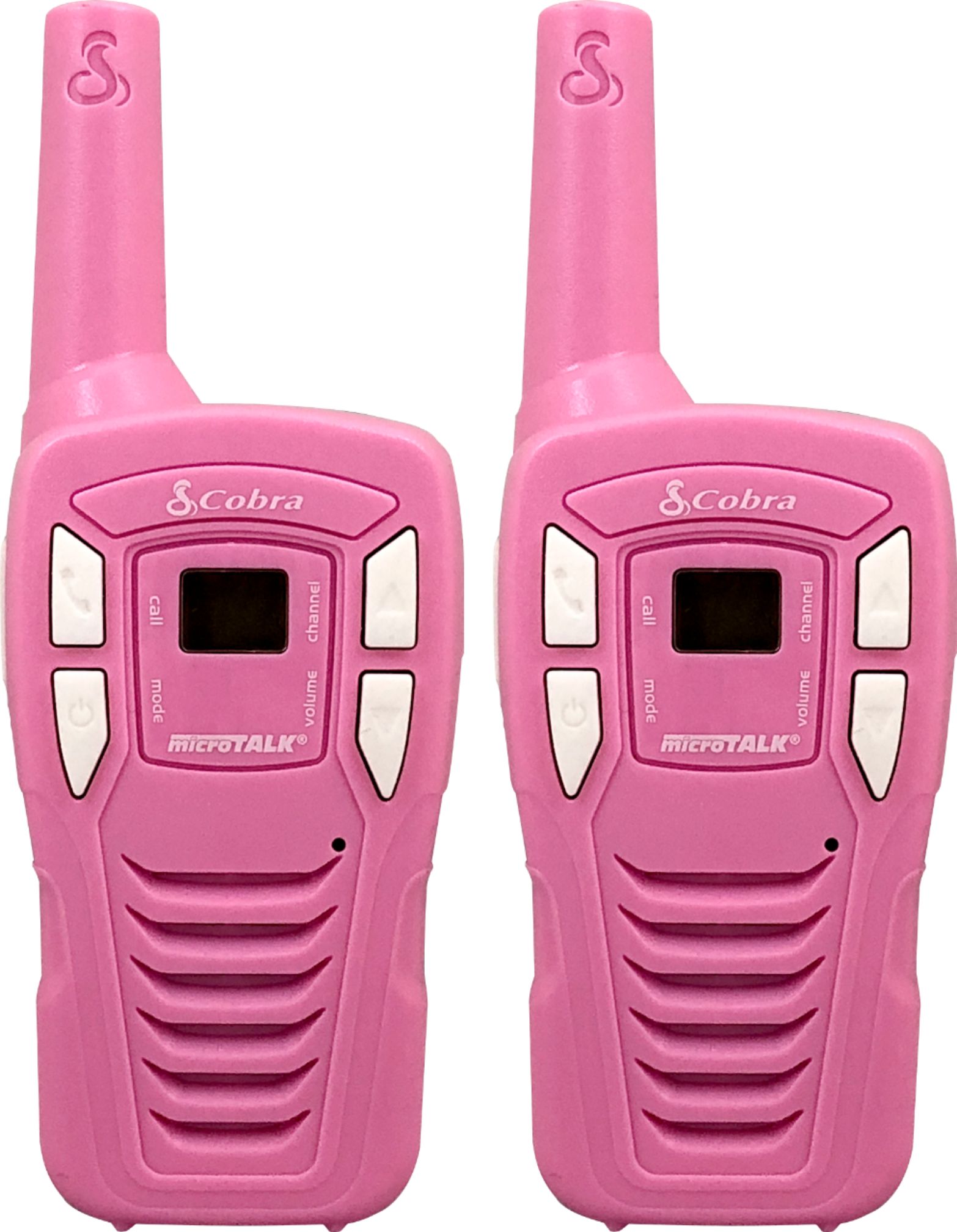 Angle View: Cobra - 18-Mile, 22-Channel FRS/GMRS 2-Way Radios (Pair) - Pink