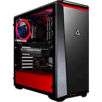 CLX - Gaming Desktop- Intel Core i9-9900K - 16GB Memory - NVIDIA GeForce RTX 2070 - 3TB HDD + 960GB SSD - Black/Red - Front_Zoom