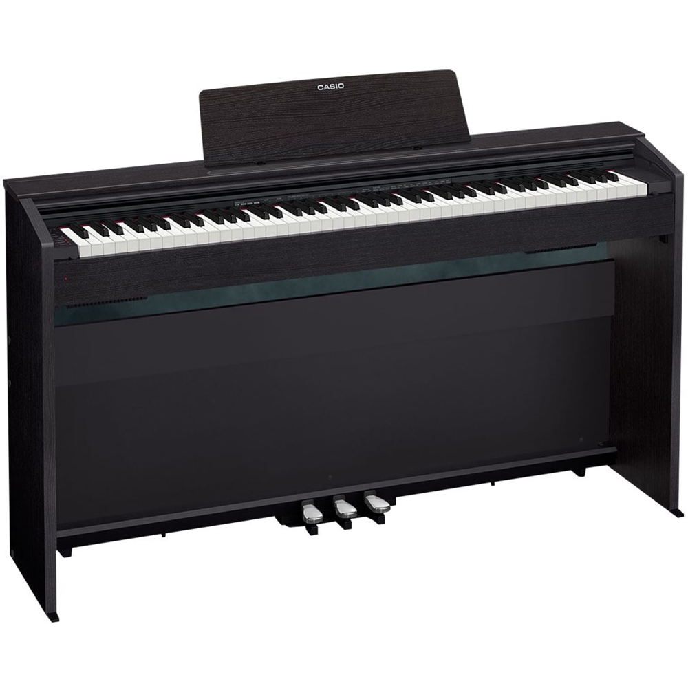 Casio Keyboard with 88 Fully-Size Velocity-Sensitive Keys Black wood PX870 BK - Best Buy