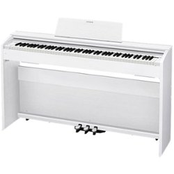 Casio - PX-870 Keyboard with 88 Velocity-Sensitive Keys - White wood - Front_Zoom
