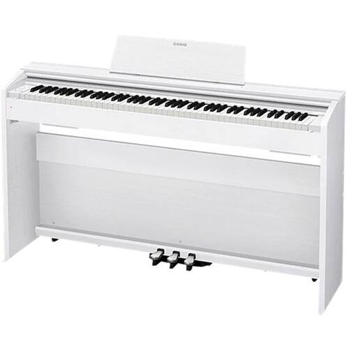 Casio PX 870 Keyboard with 88 Velocity Sensitive Keys White wood