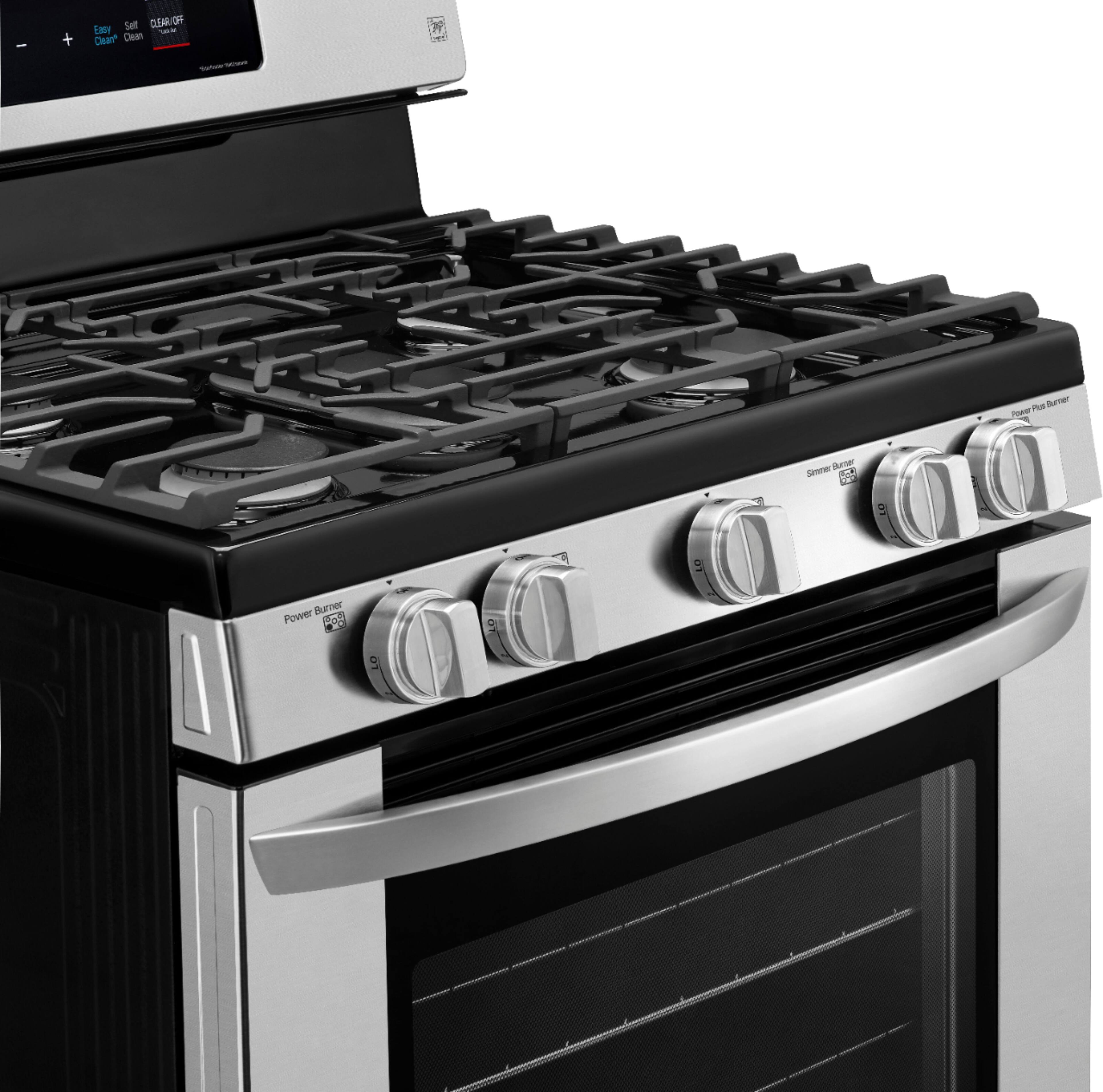 Lg 5 4 Cu Ft Self Cleaning Freestanding Gas Convection Range