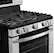 Alt View 12. LG - 5.4 Cu. Ft. Self-Cleaning Freestanding Gas Convection Range with EasyClean - Stainless Steel.