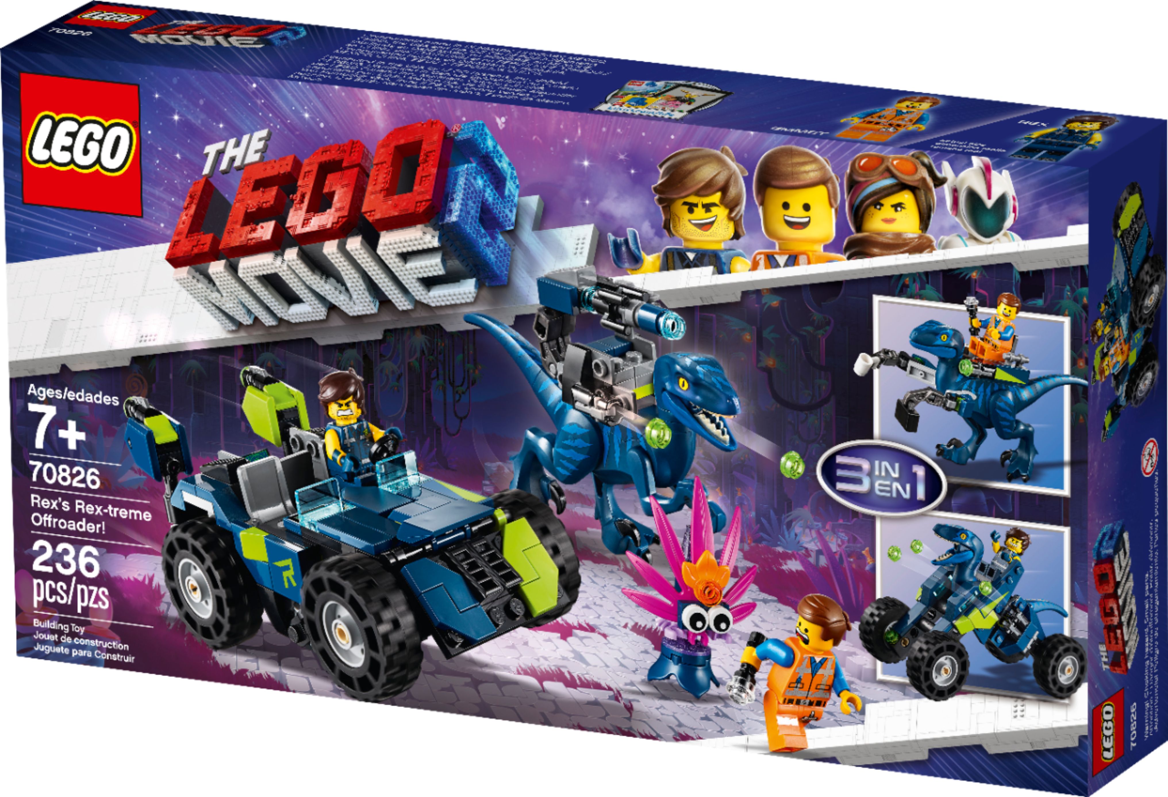 Sammenhængende Næsten død Guggenheim Museum Best Buy: LEGO MOVIE 2 Rex's Rex-treme Offroader! 70826 12345