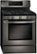 Angle Zoom. LG - 5.4 Cu. Ft. Self-Cleaning Freestanding Gas Convection Range with EasyClean - Black stainless steel.