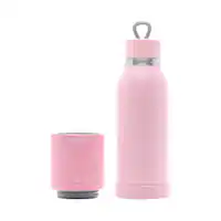 iHome - iBTB2 Portable Bluetooth Speaker with Insulated Bottle - Blush - Front_Zoom