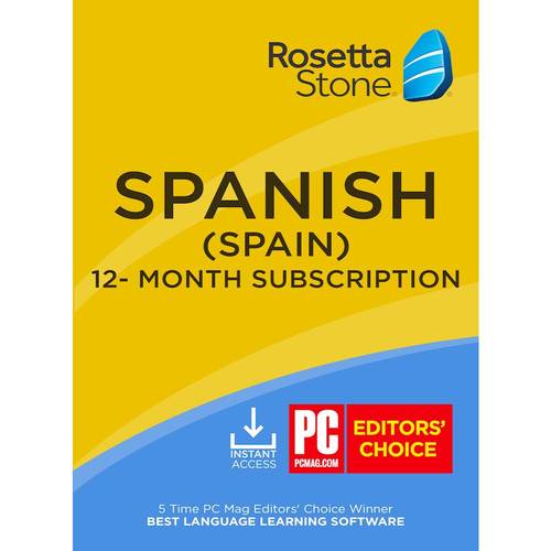 Rosetta Stone - Learn UNLIMITED Languages with 1 Year access - Spanish (Spain) - Android|Mac|Windows|iOS [Digital] was $179.99 now $99.99 (44.0% off)