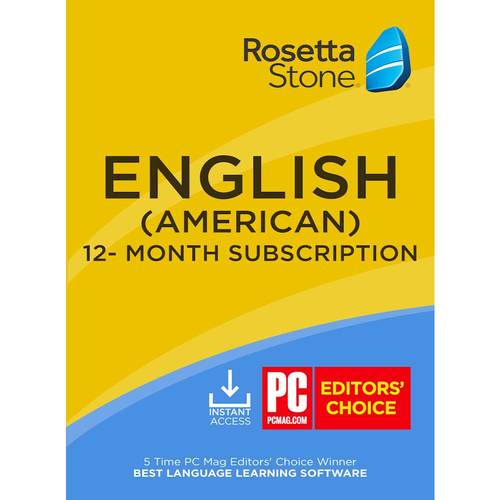 Rosetta Stone - English (American) (1-Year Subscription) - Android|Mac|Windows|iOS [Digital] was $179.99 now $99.99 (44.0% off)