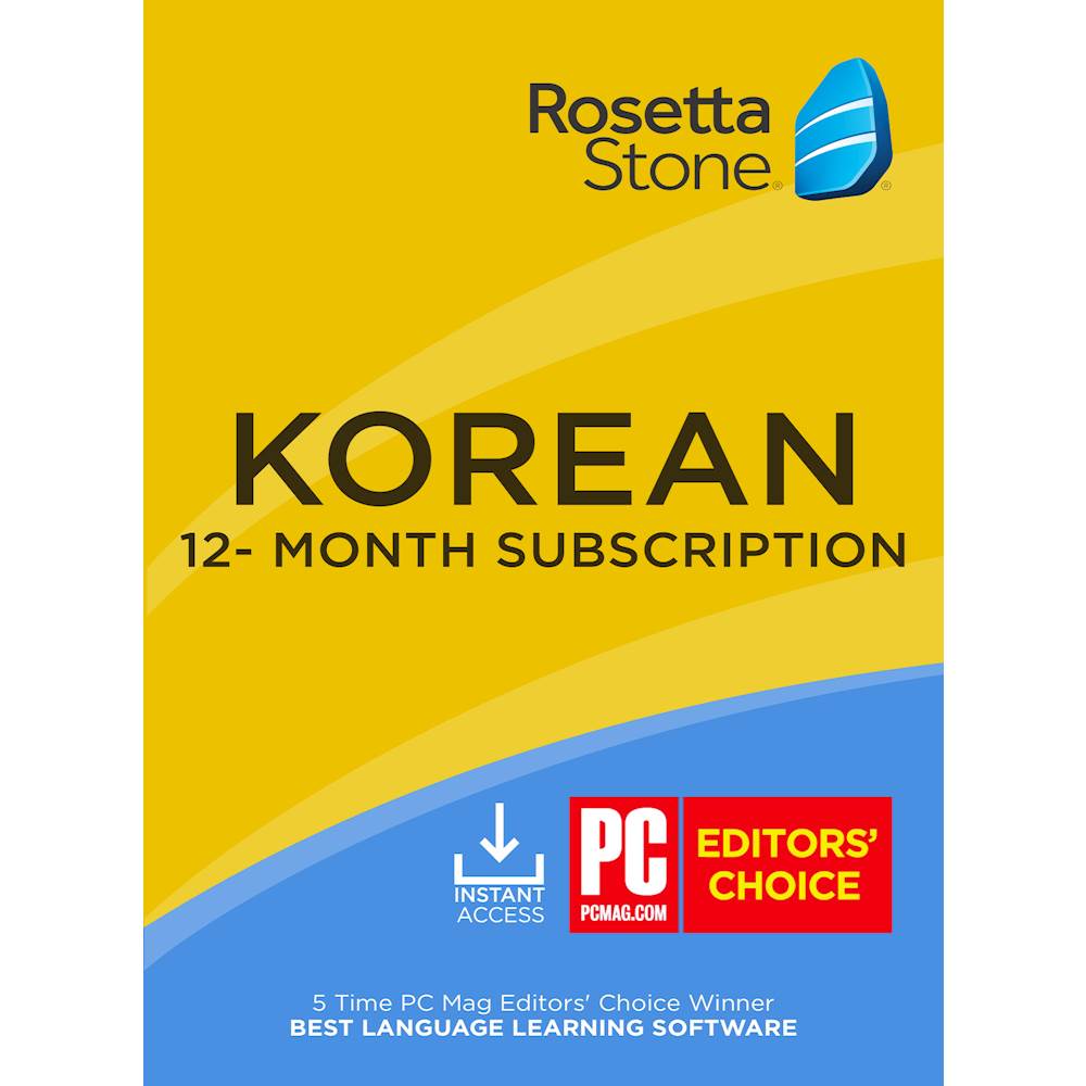 Rosetta Stone - Korean (1-Year Subscription) - Android|Mac|Windows|iOS [Digital]