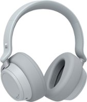 Microsoft - Geek Squad Certified Refurbished Surface Headphones - Wireless Noise Cancelling Over-the-Ear with Cortana - Light Gray - Angle_Zoom
