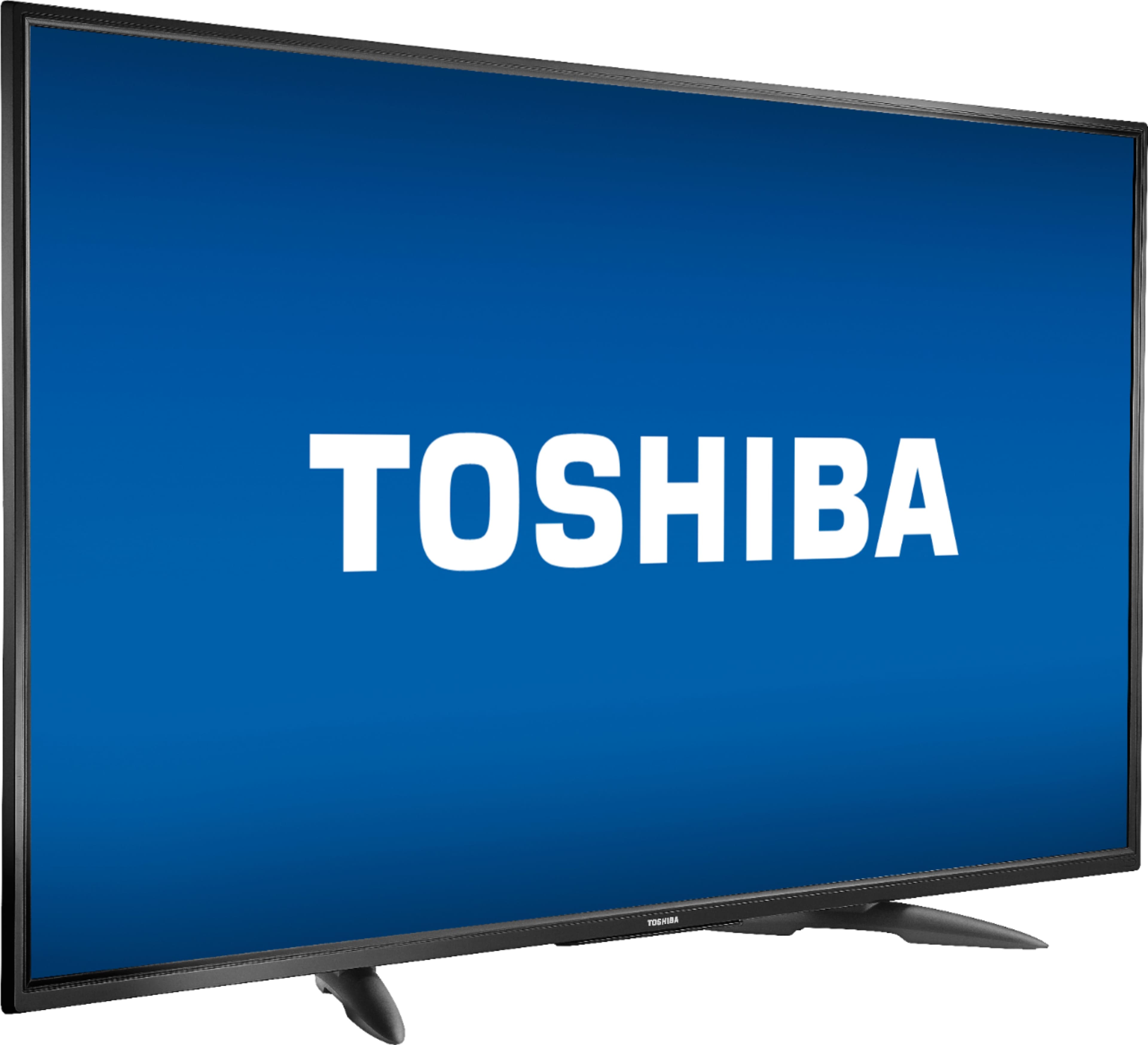 Angle. Toshiba - 55" Class LED 4K UHD Smart FireTV Edition TV - Black.