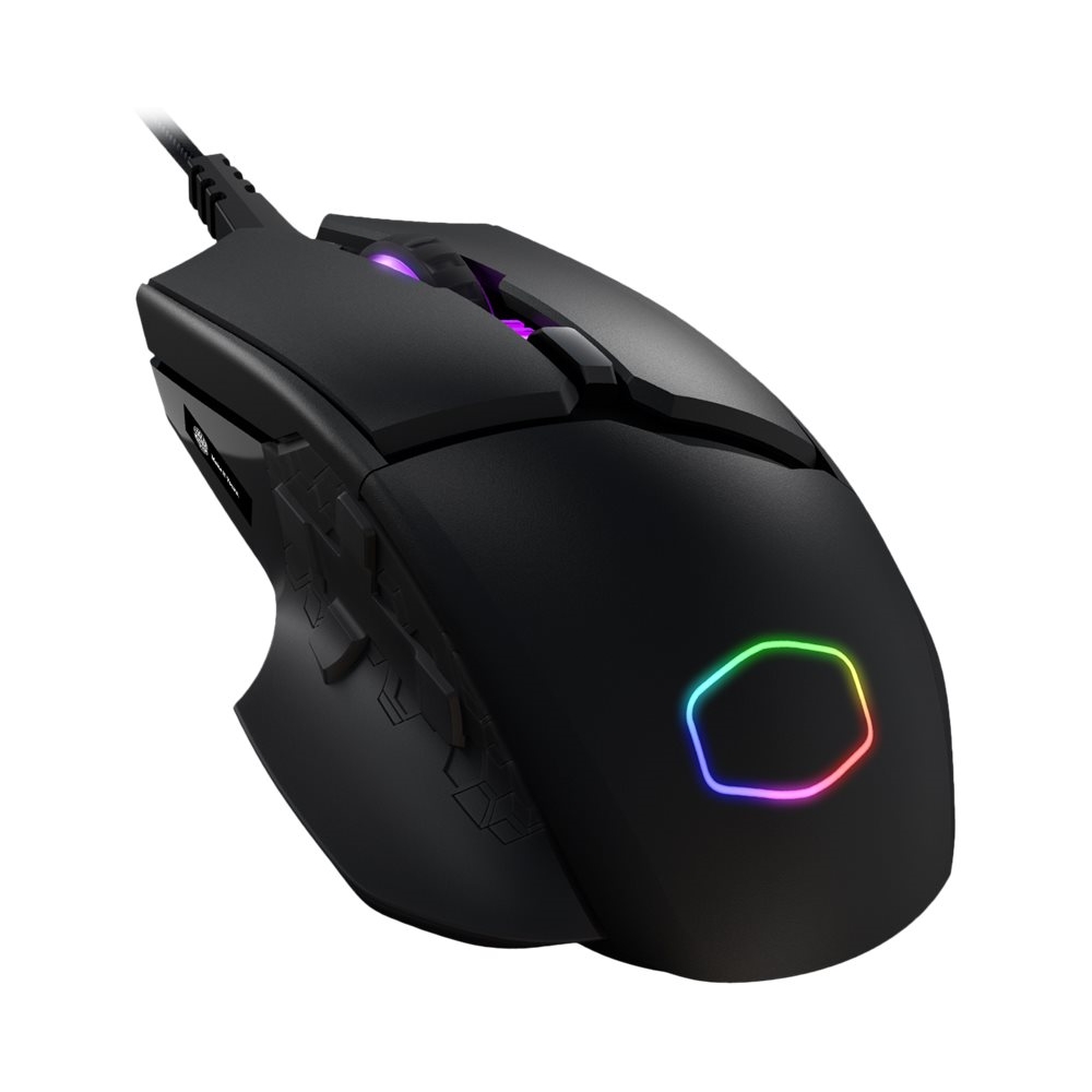 Cooler Master Master MM830 Wired Optical Gaming Mouse with RGB Lighting  Gunmetal Black MM830GKOF1 - Best Buy