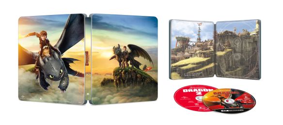 How to Train Your Dragon 2 [SteelBook] [Dig Copy] [4K Ultra HD Blu-ray/Blu-ray] [Only @ Best Buy] [2014]