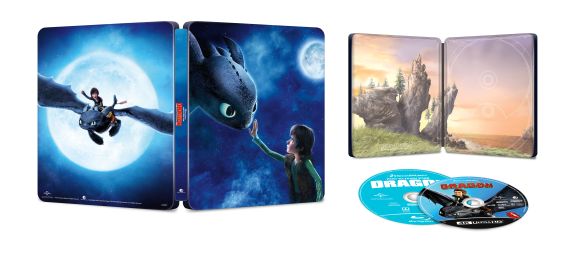 How to Train Your Dragon [SteelBook] [Digital Copy] [4K Ultra HD Blu-ray/Blu-ray] [Only @ Best Buy] [2010]