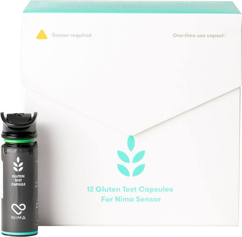 Nima - Gluten Test Capsules (12-Pack) - Black - Front_Standard