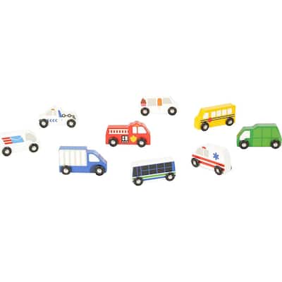 Melissa & Doug - Town Vehicles Set - Multi-color