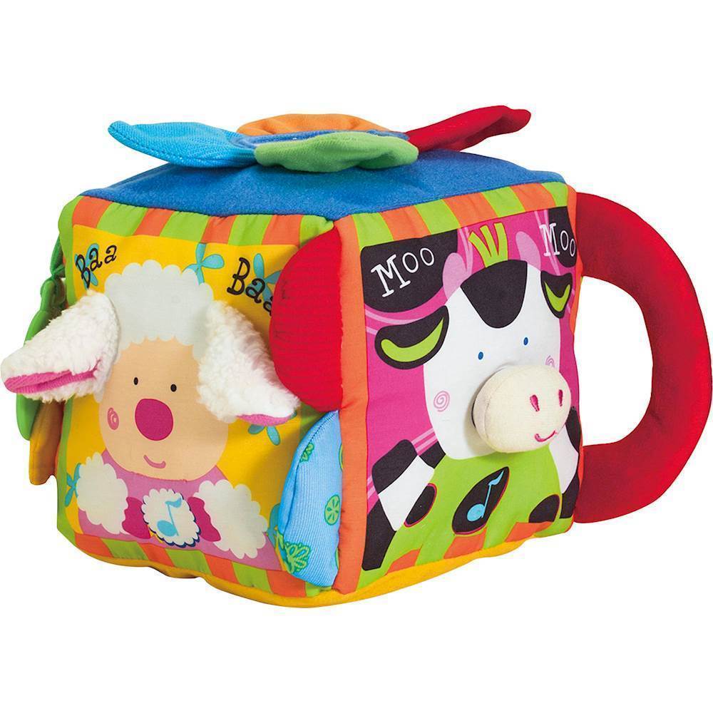 Left View: Melissa & Doug - Musical Farmyard Cube Learning Toy