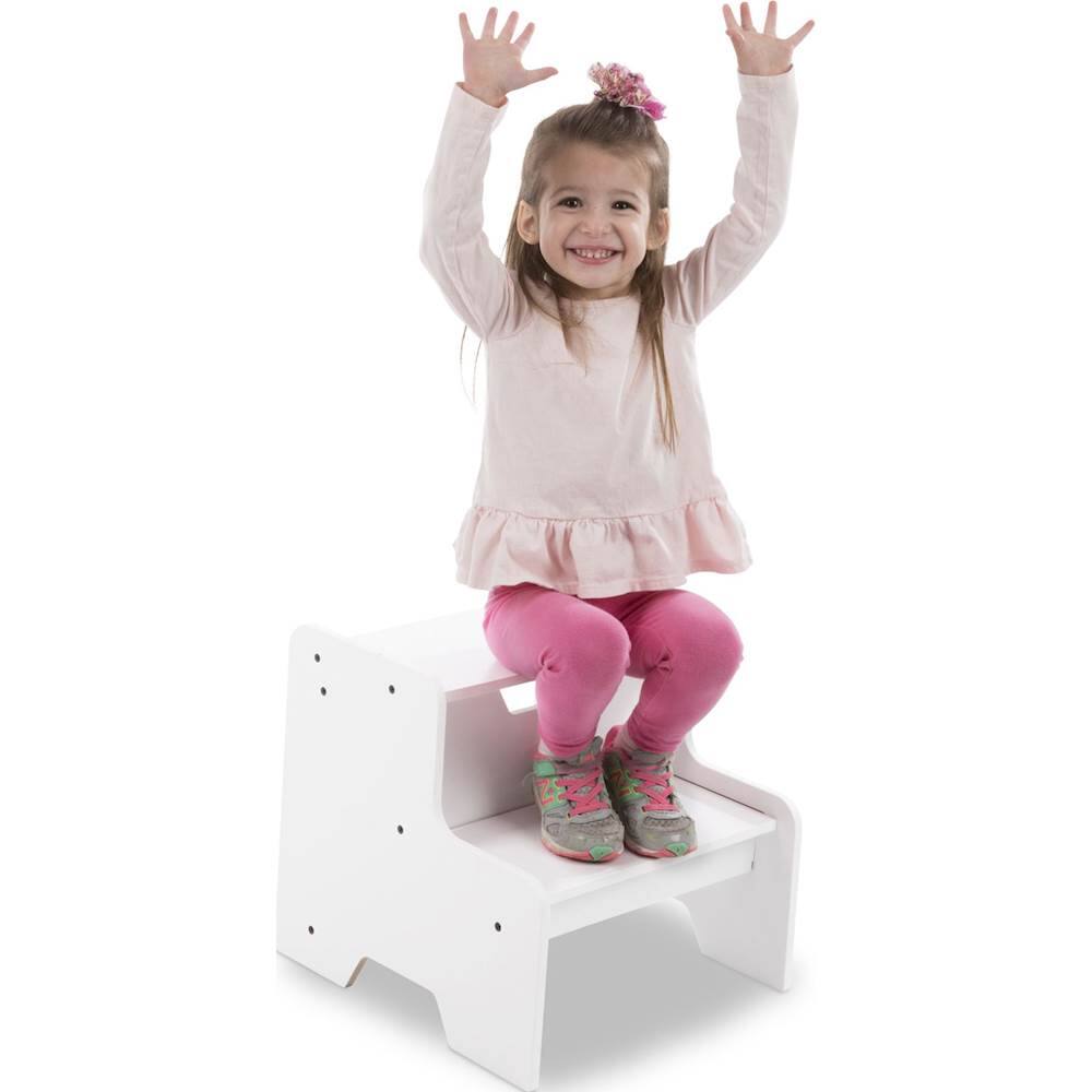 Customer Reviews: Melissa & Doug Wooden Two-step Stool White 30222 